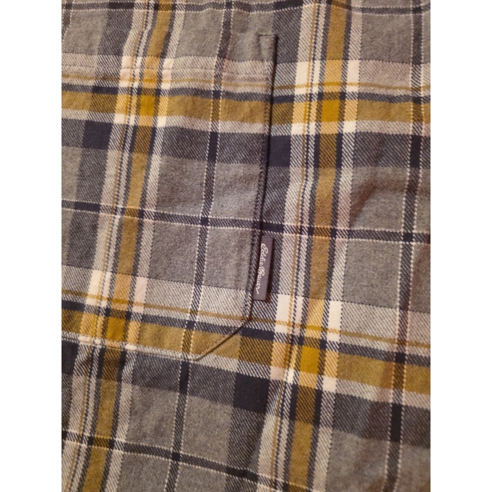 eddie bauer flannel shirt mens xxl - Picture 6 of 8